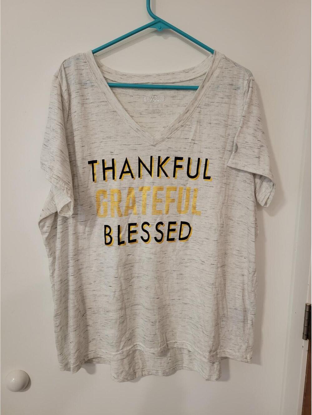 Love Fit Women's White V-Neck T-Shirt